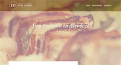 Desktop Screenshot of donmario.com.ar